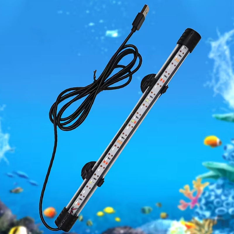 Aquarium Plants Book - 17-47CM USB Plug Aquarium Light LED