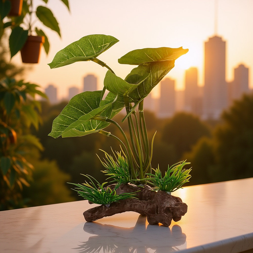Realistic Plastic Aquarium Pla - Planted Aquarium Care review and price