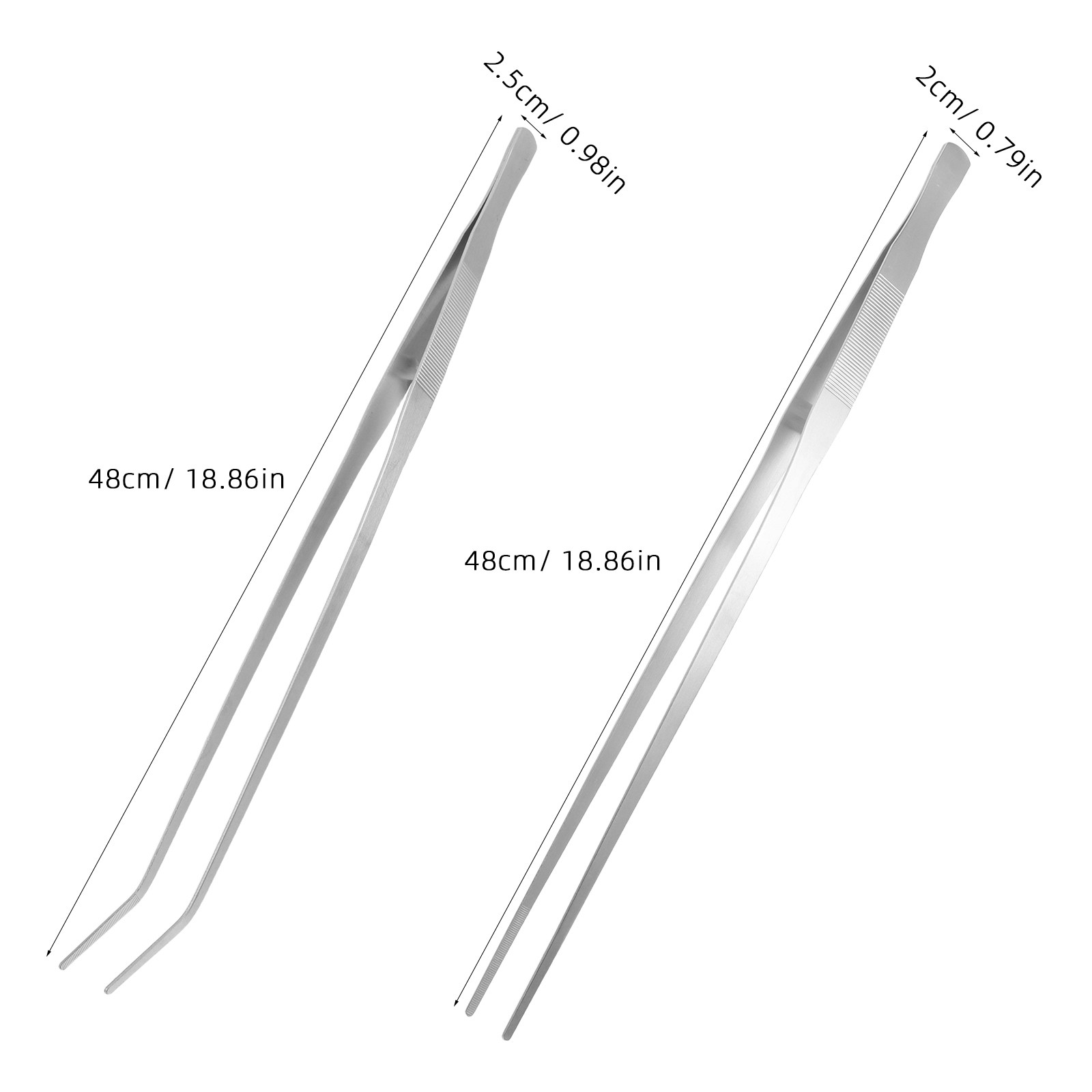 2Pcs Long Tweezers Stainless S - Planted Aquarium Care review and price