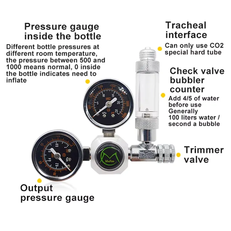 for Aquarium CO2 Regulator wit - Planted Aquarium Care review and price