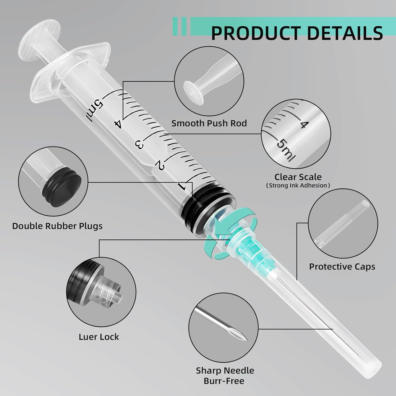 5ml Luer Lock Syringe, Suitabl - Aquarium Plant Original review and price