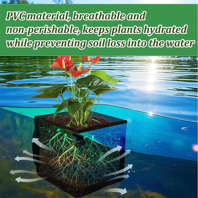 4 Pcs Black Mesh Pond Planting - Aquarium Plant Original review and price
