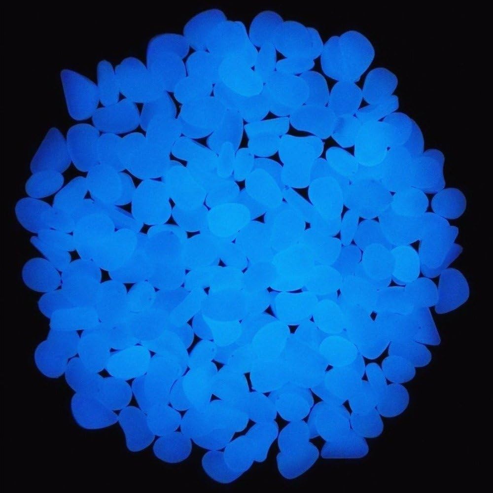 Fish Tank Rocks Glow Blue Pebb - Aquarium Plant Original review and price