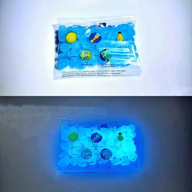 100pcs Resin Luminous Stones G - Aquarium Plant Original review and price