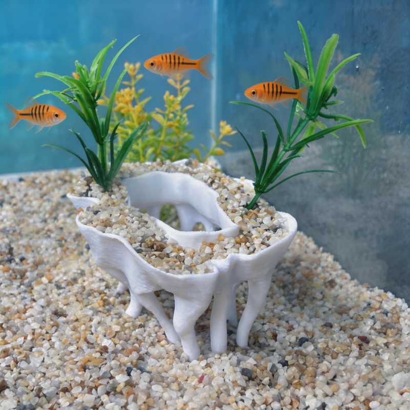 3D printed aquarium plants in  - Aquarium Plant Roots review and price