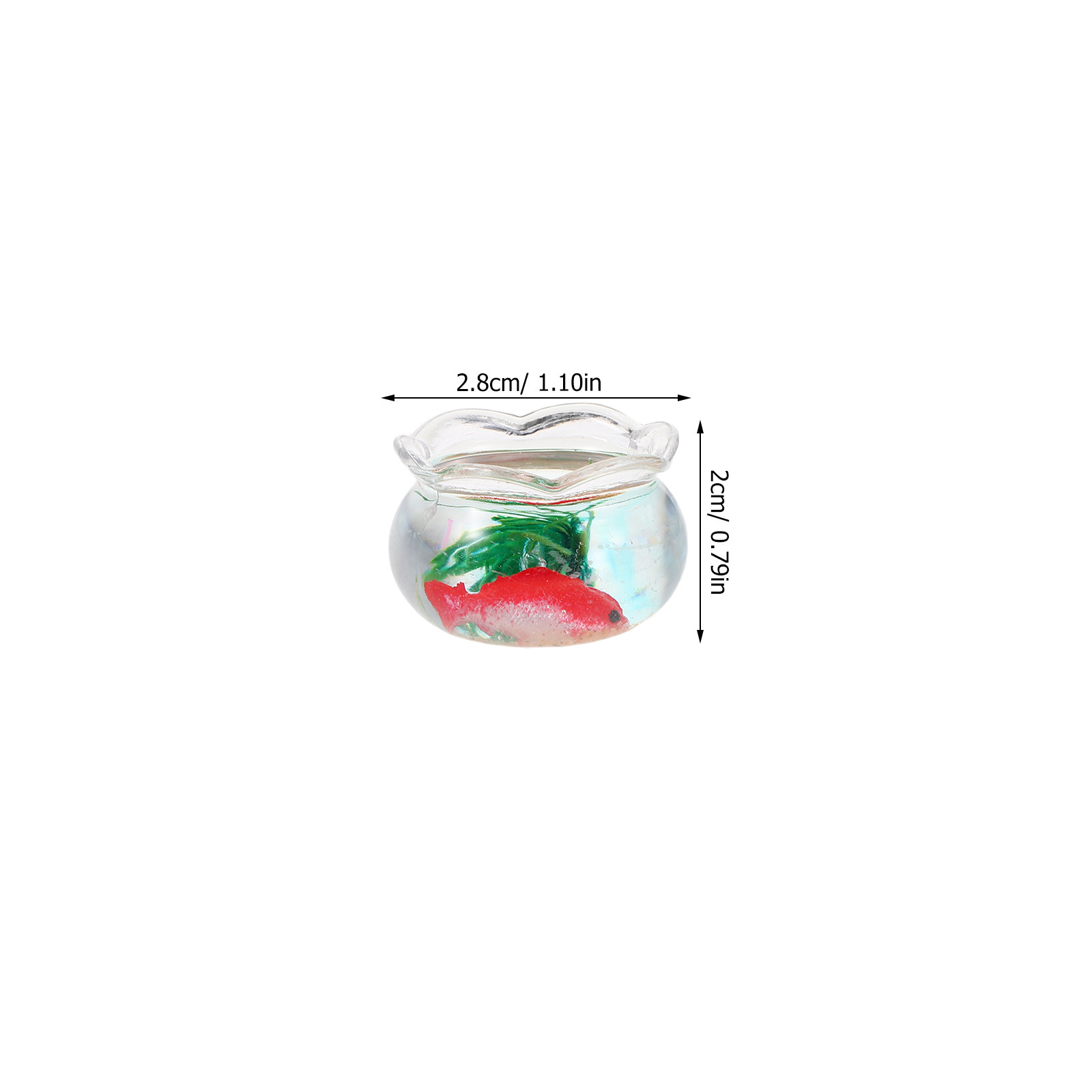 5Pcs Mini Fish Bowl Realistic  - Aquarium Plant Original review and price